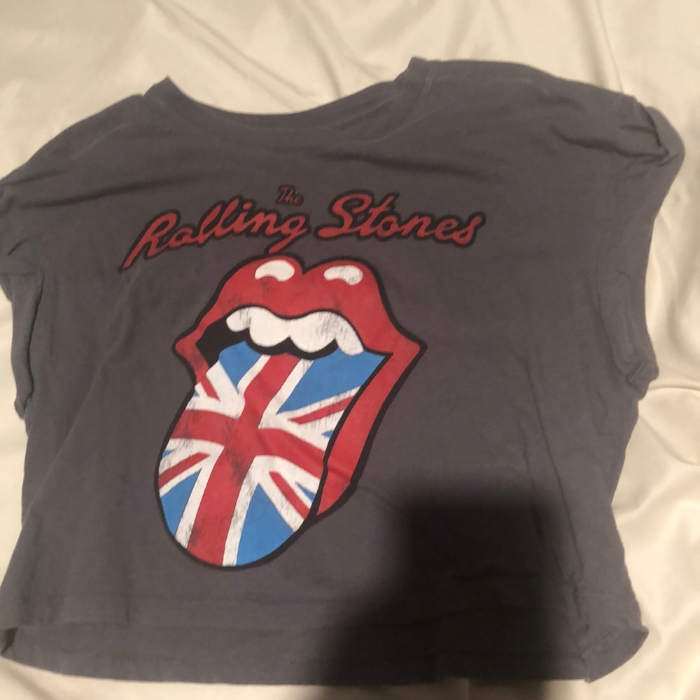 Rolling Stones crop top